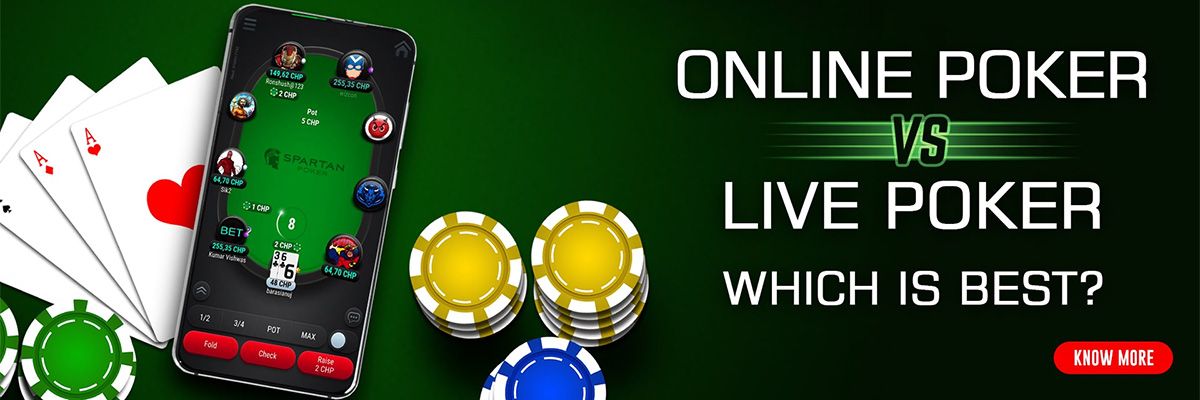 Online Poker Versus Live Poker