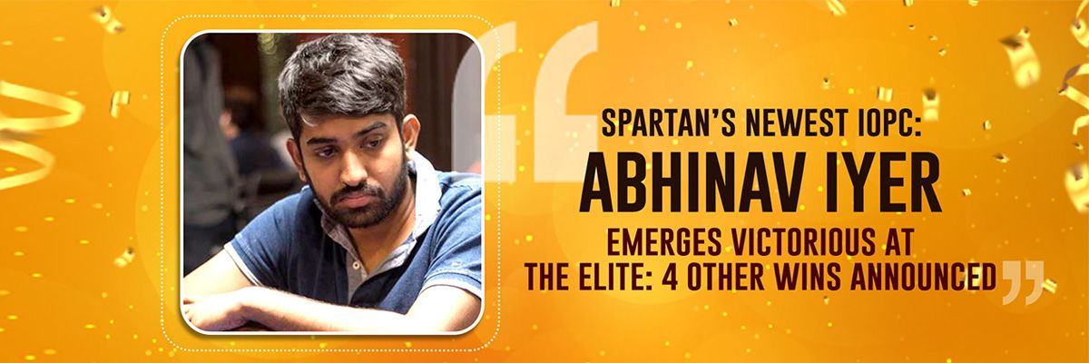Abhinav Iyer emerges victorious at The Elite: 4 other wins announced