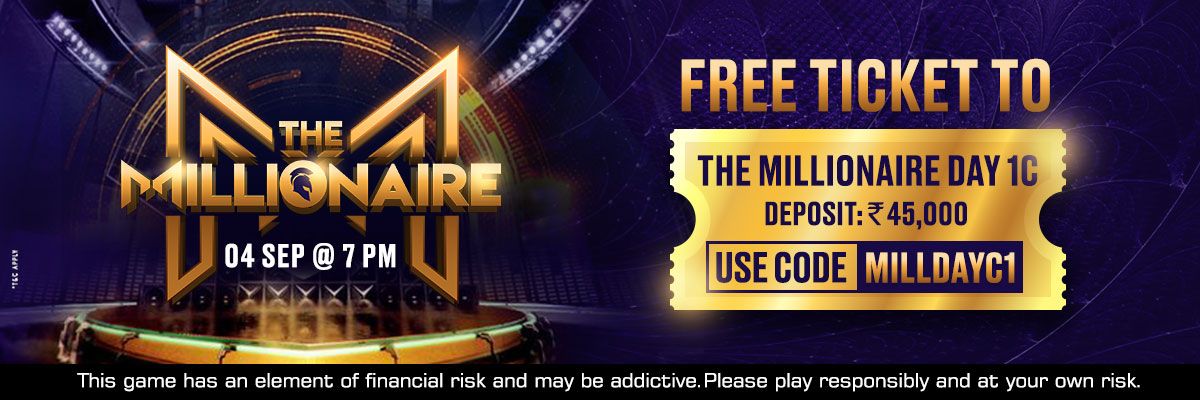 Free ticket to Millionaire 1C