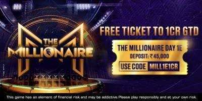Free ticket to Millionaire 1B
