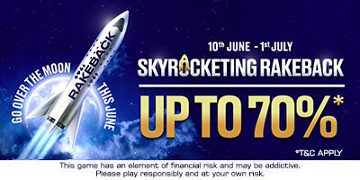 GO OVER THE MOON THIS JUNE - GET RAKEBACK UP TO 70%